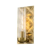 Alpha 1 Light Wall Sconce 12 Inch Tall by Lucas and McKearn - SC10503