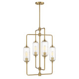 Holton 4 Light Chandelier 28.25 Inch Tall and 20 Inch Wide by Savoy House - 1-3023-4