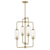 Holton 4 Light Chandelier 28.25 Inch Tall and 20 Inch Wide by Savoy House - 1-3023-4