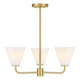 Blair 3 Light Chandelier 9 Inch Tall and 24 Inch Wide by Savoy House - 1-4013-3