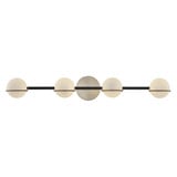 Fusion Centric 4 Light Vanity Light by Justice Design - FSN-4164-OPAL