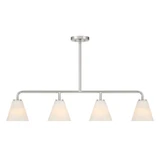 Blair 4 Light Linear Chandelier 9 Inch Tall X 6.25 Inch Wide by Savoy House - 1-4014-4