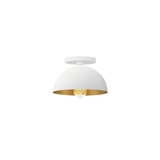 Elias 1 Light Dome Semi Flush Mount 6 Inch X 9 Inch Wide by Justice Design - NSH-9849