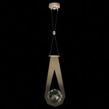 Aria 2 LED Round Pendant 24.75 Inch Tall and 10.25 Inch Wide by Fine Art - 100002