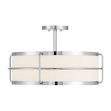 Chauncey 4 Light Semi Flush Mount 12.25 Inch X 22 Inch Wide by Savoy House - 6-4193-4