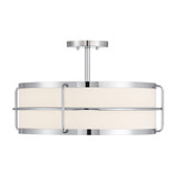 Chauncey 4 Light Semi Flush Mount 12.25 Inch X 22 Inch Wide by Savoy House - 6-4193-4