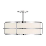 Chauncey 4 Light Semi Flush Mount 12.25 Inch X 22 Inch Wide by Savoy House - 6-4193-4