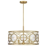 Balfour 5 Light Convertible Pendant 14 Inch and 24 Inch Wide by Savoy House - 6-5065-5