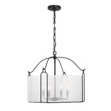 Ashlay 4 Light Pendant 19 Inch Tall and 22 Inch Wide by Savoy House - 7-1693-4
