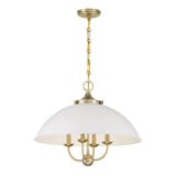 Monterey 4 Light Pendant 18 Inch Tall and 22 Inch Wide by Savoy House - 7-1725-4