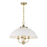 Monterey 4 Light Pendant 18 Inch Tall and 22 Inch Wide by Savoy House - 7-1725-4