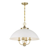Monterey 4 Light Pendant 18 Inch Tall and 22 Inch Wide by Savoy House - 7-1725-4