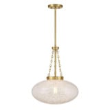 Willow 1 Light Pendant 20.25 Inch Tall and 16.5 Inch Wide by Savoy House - 7-1740-1