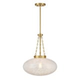 Willow 1 Light Pendant 20.25 Inch Tall and 16.5 Inch Wide by Savoy House - 7-1740-1