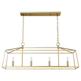 Fair Oaks 4 Light Mini Chandelier by Hunter - 13100