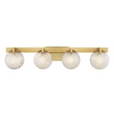 Darien 4 Light Bath Vanity 7.25 Inch Tall and 33 Inch Wide by Savoy House - 8-1017-4