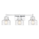 Dover 3 Light Bath Vanity 8.25 Inch Tall and 25 Inch Wide by Savoy House - 8-1030-3