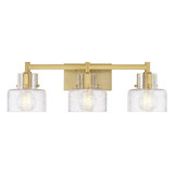 Dover 3 Light Bath Vanity 8.25 Inch Tall and 25 Inch Wide by Savoy House - 8-1030-3