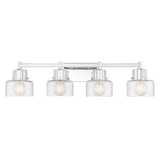 Dover 4 Light Bath Vanity 8.25 Inch Tall and 33.25 Inch Wide by Savoy House - 8-1030-4