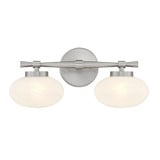 Barrow 2 Light Bath Vanity 8 Inch Tall and 17 Inch Wide by Savoy House - 8-1050-2