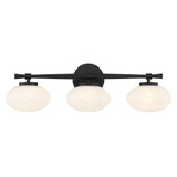 Barrow 3 Light Bath Vanity 8 Inch Tall and 25 Inch Wide by Savoy House - 8-1050-3