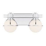 Pierce 2 Light Bath Vanity 7.5 Inch Tall and 15.5 Inch Wide by Savoy House - 8-1060-2