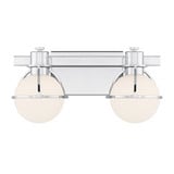 Pierce 2 Light Bath Vanity 7.5 Inch Tall and 15.5 Inch Wide by Savoy House - 8-1060-2