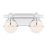 Pierce 2 Light Bath Vanity 7.5 Inch Tall and 15.5 Inch Wide by Savoy House - 8-1060-2
