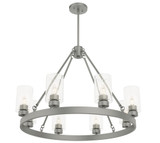 Hartland 8 Light Large Chandelier by Hunter - 19010