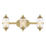 Holton 3 Light Bath Vanity 9 Inch Tall and 24 Inch Wide by Savoy House - 8-3024-3