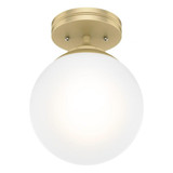 Hepburn 1 Light 7.9 Inch Wide Flush Mount by Hunter Fans - 19020