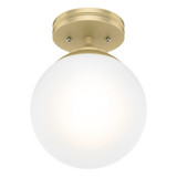 Hepburn 1 Light 7.9 Inch Wide Flush Mount by Hunter Fans - 19020