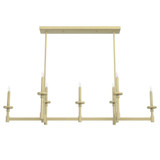Briargrove 7 Light Small Linear Chandelier by Hunter - 19055