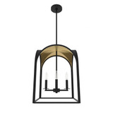 Dukestown 4 Light Medium Pendant 19.5 Inch Tall by Hunter Fans - 19082