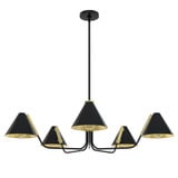 Grove Isle 5 Light Oversized Chandelier by Hunter - 19195