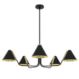 Grove Isle 5 Light Oversized Chandelier by Hunter - 19195