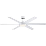 Brawn 6 Blade In/Outdoor Ceiling Fan and Light Kit 64 Inch W by Fanimation - FPD6605