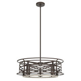Langwood 4 Light Medium Chandelier by Hunter - 19331