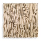 Gathered Teak 24 Inch Square Wall Decor by Uttermost - 04352