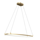 Koloa 1 LED Light Small Round Chandelier by Elan - 84312