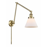 Cone 1 Light Swing Arm Wall Sconce 30 Inch Tall by Innovations - 238-G4