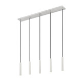 Forest 25W 5 LED Linear Chandelier 12 Inch Tall X 4.75 Inch Wide By Z-Lite - 919MP12-5L