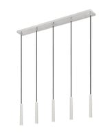 Forest 25W 5 LED Linear Chandelier 12 Inch Tall X 4.75 Inch Wide By Z-Lite - 919MP12-5L