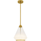 Haze 1 Light Mini Pendant 13.25 Inch Tall and 10.5 Inch Wide by Quoizel - QP6750