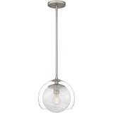 Eslinger 1 Light Mini Pendant 10.25 Inch Tall and 10 Inch Wide by Quoizel - QPP6774