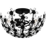 Rosemary 3 Light Semi Flush Mount 9.5 Inch Tall X 15.75 InchWide by Quoizel - QSF6783