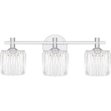 Spade 30W 3 LED Bath Vanity 7.75 Inch Tall and 21.5 Inch Wide by Quoizel - SPD8622