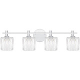 Spade 40W 4 LED Bath Vanity 7.75 Inch Tall and 29.75 Inch Wide by Quoizel - SPD8630