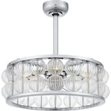 Terrarock 4 Light Fandelier 9.75 Inch Tall and 23 Inch Wide by Quoizel - TRK3123