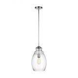 1 Light Small Pendant 16.25 Inch Tall by Generation - P1484